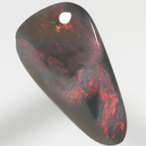 SOLID BLACK OPAL Picture opal, red and blue amongst black opal